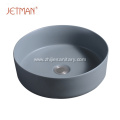 Dark grey color sink art basin ceramic